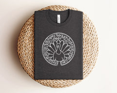 Thanksgiving Shirt, Turkey Shirt, Thanksgiving Tee, Fall Turkey Shirts,  Harvest Shirts, Thanksgiving Family Shirts, Thankful Turkey Shirt