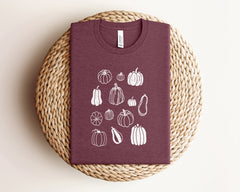 Thanksgiving Shirts, Pumpkins Shirt, Autumn  Shirt, Its Fall Shirt, Fall T Shirts, Fall Harvest Shirt, Autumn Tees, Gift for Her Shirt