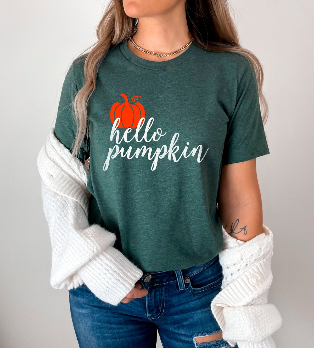 Pumpkin Shirt, Pumpkin T Shirt, Fall Shirt, Hello Pumpkin Shirt, Fall T Shirts for Women, Matching Pumpkin Shirt, Pumpkin Patch Shirt
