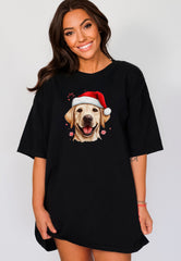 Christmas Dog Shirt, Dog Lover Tshirt, Dog Mom Shirt, Cute Christmas Shirt, Xmas, Santa Dog Shirt, Christmas Animal Shirt, Christmas Gift