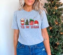 Christmas Tis The Season Shirt, Merry Christmas T-Shirt, Cute Winter Shirts, Tis The Season T-Shirt, Vintage Christmas Shirt, Holiday Gifts