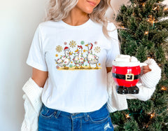 Christmas Ducks Shirt, Funny Animal Christmas Shirt, Christmas Goose Hoodie, Christmas Crewneck, Funny Christmas T-Shirt, Animal Lover Gift
