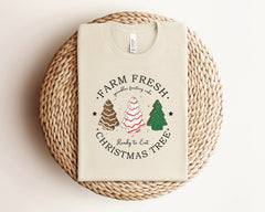 Farm Fresh Christmas Tree Cakes Shirt, Christmas Cake Shirt, Funny Christmas Crewneck, Winter Clothing, Holiday Fashion, Christmas Gifts