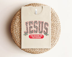 Jesus The Reason For The Season Shirt, Christmas Jesus Crewneck, Faith Christmas Shirt, Christmas Christian Gift, Religious Christmas Shirt