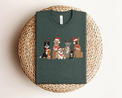 Christmas Dogs Shirt, Xmas Animal Shirt, Christmas Dog Lovers Shirt, Dog Owner Christmas Shirt, Cute Christmas Tee, Dog Lover Christmas Gift