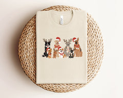 Christmas Dogs Shirt, Xmas Animal Shirt, Christmas Dog Lovers Shirt, Dog Owner Christmas Shirt, Cute Christmas Tee, Dog Lover Christmas Gift