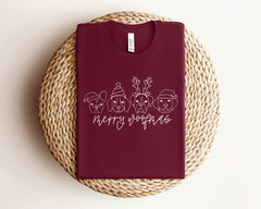 Christmas Dogs Shirt, Merry Woofmas Christmas T-Shirt, Santa Dog Shirt, Dog Lover Tshirt, Dog Shirt Christmas, Gift For Pet Lover, Xmas Tee
