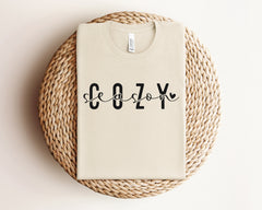 Cozy Season Christmas Shirt, Cozy Vibes Shirt, Holiday Fashion, New Year Shirt, Christmas Crew, Christmas Vibes, Mommom Gift, Cozy Season