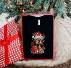 Funny Christmas Chicken Shirt, Christmas Light Chicken Shirt, Chicken Lover Gift, Retro Christmas Shirt, Farmer Christmas Shirt, Xmas Gifts