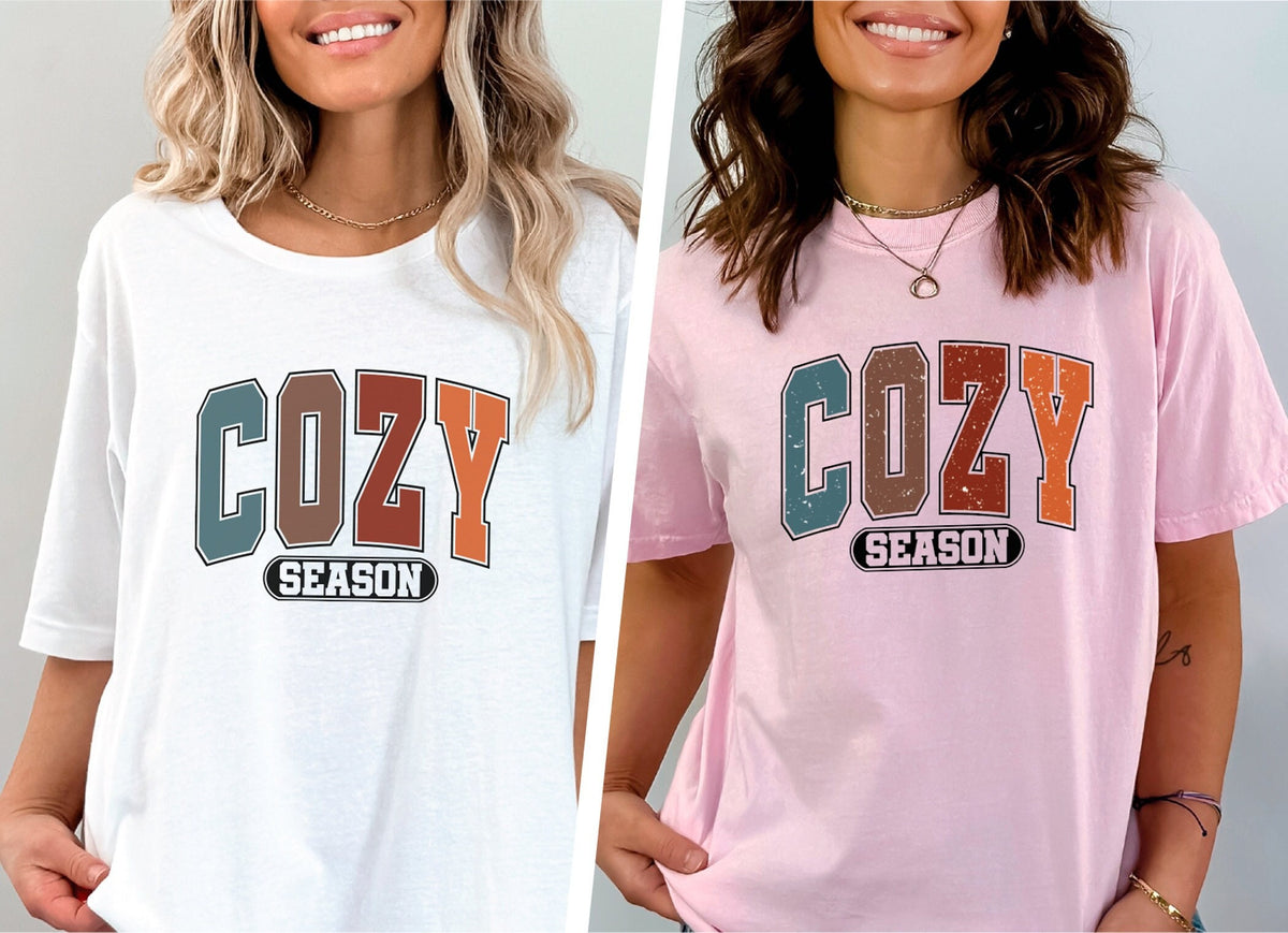 Cozy Season Christmas Shirt, Retro Christmas Shirt, Cozy Vibes Shirt, Holiday Fashion, New Year Shirt, Christmas Vibes, Cozy Season Shirt