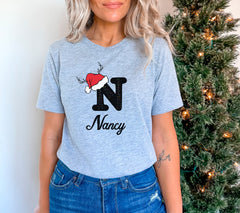 Personalized Christmas Family T-Shirt, Family Christmas Name Shirt, Custom Name Christmas Shirt, Family Matching Christmas Shirts, Xmas Gift