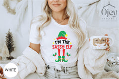 Christmas Elf Shirts, Family Matching Christmas Shirts, I'm The Sassy Elf Shirt, I'm The Boss Elf Shirt, Cute Elf Shirts, Christmas Gifts