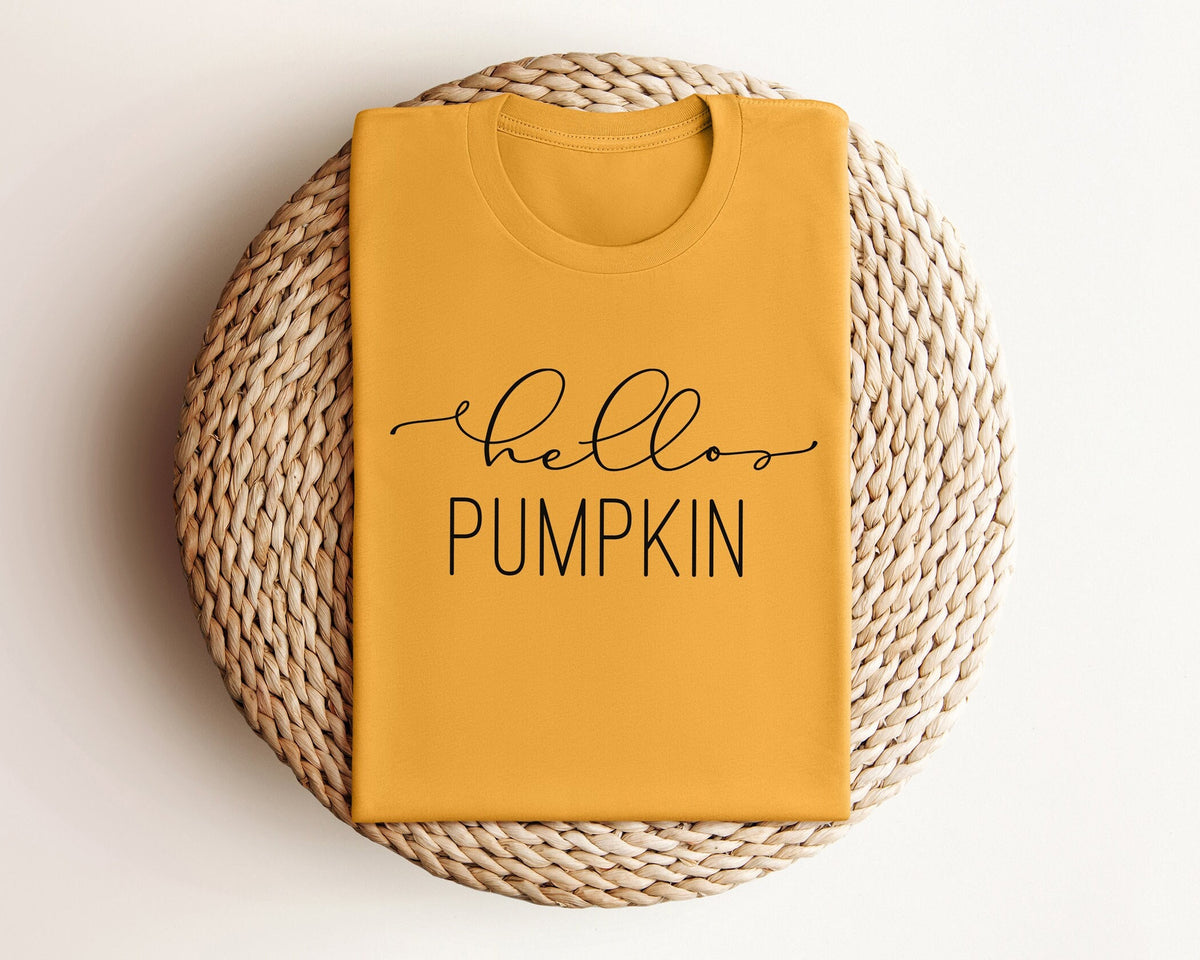 Hello Pumpkin Shirt, Pumpkin Shirt, Fall Shirt, Fall T Shirt, Fall Teacher Tee, Fall Shirt for Women, Kids Fall Shirt, Its Fall Yall Shirt