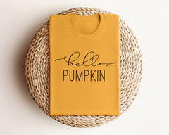Hello Pumpkin Shirt, Pumpkin Shirt, Fall Shirt, Fall T Shirt, Fall Teacher Tee, Fall Shirt for Women, Kids Fall Shirt, Its Fall Yall Shirt
