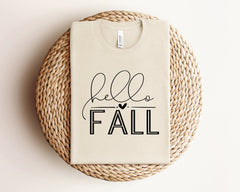 Fall Shirt, Hello Fall Shirt, Pumpkin Shirt, Seasonal Shirt, Fall Time Tshirt, Autumn Shirt, Its Fall Shirt, Fall Women Shirt, Fall Season