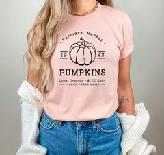 Fall Shirt, Farm Pumpkins Shirts,  Fall Shirts for Women, Fall Tee Shirt, Autumn Shirts, Thanksgiving Shirts, Its fall Shirt, Matching Tees