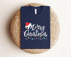 Merry Christmas Shirt, Christmas Tees For Family, Xmas Crewneck, Christmas Shirts, Winter Clothing, Holiday Tshirts, Unique Christmas Gift