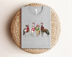 Horse Christmas Shirt, Funny Christmas Shirt, Holiday Tshirts, Western Christmas Shirt, Christmas Farm Animals Shirt, Gift For Horse Lover