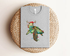 Sea Turtle Christmas Tshirt, Cute Christmas Shirt, Sea Turtle Gifts, Funny Christmas Shirt, Holiday Tshirts, Sea Turtle Shirt, Xmas Gift