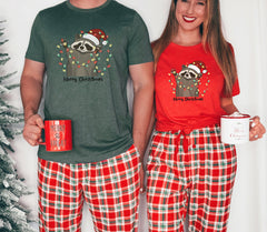 Christmas Raccoon Shirt, Funny Christmas Shirt, Christmas Crewneck, Xmas, Merry Christmas Shirt, Christmas Animal Shirt, Christmas Gift