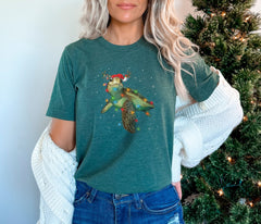 Sea Turtle Christmas Tshirt, Cute Christmas Shirt, Sea Turtle Gifts, Funny Christmas Shirt, Holiday Tshirts, Sea Turtle Shirt, Xmas Gift