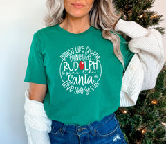 Deer Christmas Shirts, Christmas Shirt, Rudolph Shirt, Funny Christmas Shirt, Christmas T Shirt, Christmas Gift Shirt, Love Like Jesus Tee