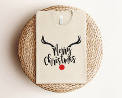Merry Christmas Shirt, Christmas Family Shirts, Family Matching Christmas, Deer Rudolph Shirt, Christmas Baby Bodysuit, Kids Christmas