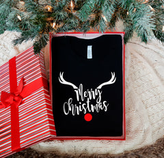 Merry Christmas Shirt, Christmas Family Shirts, Family Matching Christmas, Deer Rudolph Shirt, Christmas Baby Bodysuit, Kids Christmas