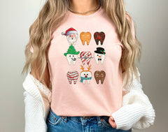 Funny Christmas Teeth Shirt, Christmas Dentist Shirt, Cute Tooth Shirt, Dental Christmas Shirt, Dentist Gift, Dental Shirts, Christmas Gift