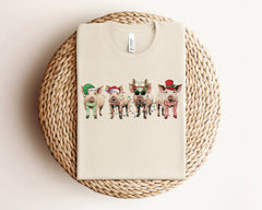 Christmas Pigs Shirt, Funny Farmer Shirt, Christmas Animal Shirt, Pig Lover Gifts, Holiday Tshirts, Cute Christmas Shirt, Christmas Gift