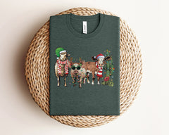 Christmas Farm Animals Shirt, Farmer Christmas Shirt, Christmas Animal Shirt, Funny Christmas Shirt, Xmas, Farm Animals, Christmas Gift