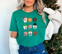 Funny Christmas Teeth Shirt, Christmas Dentist Shirt, Cute Tooth Shirt, Dental Christmas Shirt, Dentist Gift, Dental Shirts, Christmas Gift