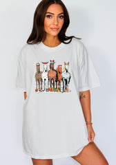 Christmas Horse Shirt, Western Christmas Shirt, Christmas Animal Shirt, Horse Lover Gift, Farm Animals, Funny Christmas Shirt, Xmas Gift