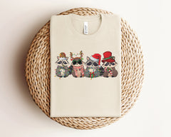 Christmas Raccoon Shirt, Funny Christmas Shirt, Christmas Animals, Cute Christmas Shirt, Raccoon Gifts, Animal Lover Shirt, Christmas Gift