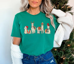 Christmas Llama Shirt, Christmas Animal Shirt, Funny Christmas Shirt, Llama Gifts, Animal Lover Shirt, Vintage Christmas, Christmas Gift