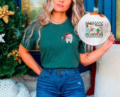 Flossing Around The Dentistree Shirt, Christmas Dentist Shirt, Dentistry Christmas Tshirt, Dental Christmas Shirt, Xmas Dental Hygiene Gifts