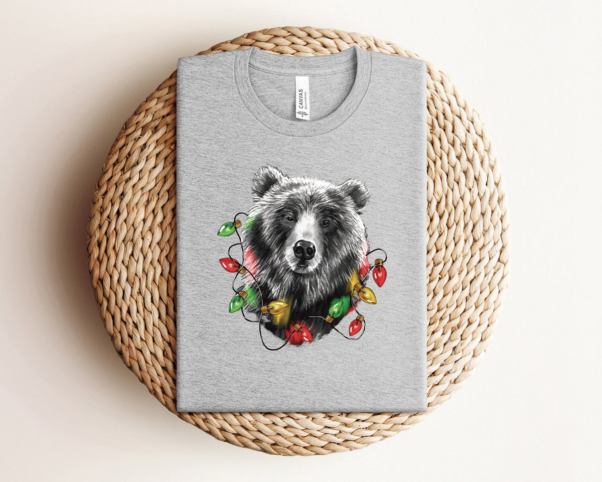Christmas Bear Shirt, Funny Christmas Shirt, Christmas Family Shirts, Christmas Animal Shirt, Holiday Tshirts, Winter Shirts, Christmas Gift