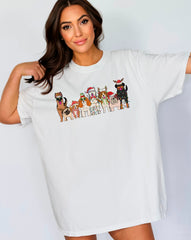 Christmas Dogs Shirt, Cute Christmas Shirt, Dog Mom Shirt, Dog Lover Gift, Christmas Animal Shirt, Xmas, Holiday Tshirts, Christmas Gifts