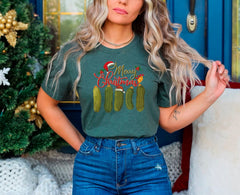 Vintage Pickles Merry Christmas Shirt, Christmas Pickle Shirt, Funny Christmas Shirt, Pickle Gifts, Winter Shirt, Pickle Lovers, Xmas Gifts