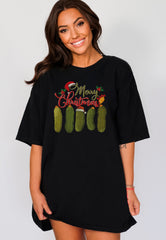 Vintage Pickles Merry Christmas Shirt, Christmas Pickle Shirt, Funny Christmas Shirt, Pickle Gifts, Winter Shirt, Pickle Lovers, Xmas Gifts