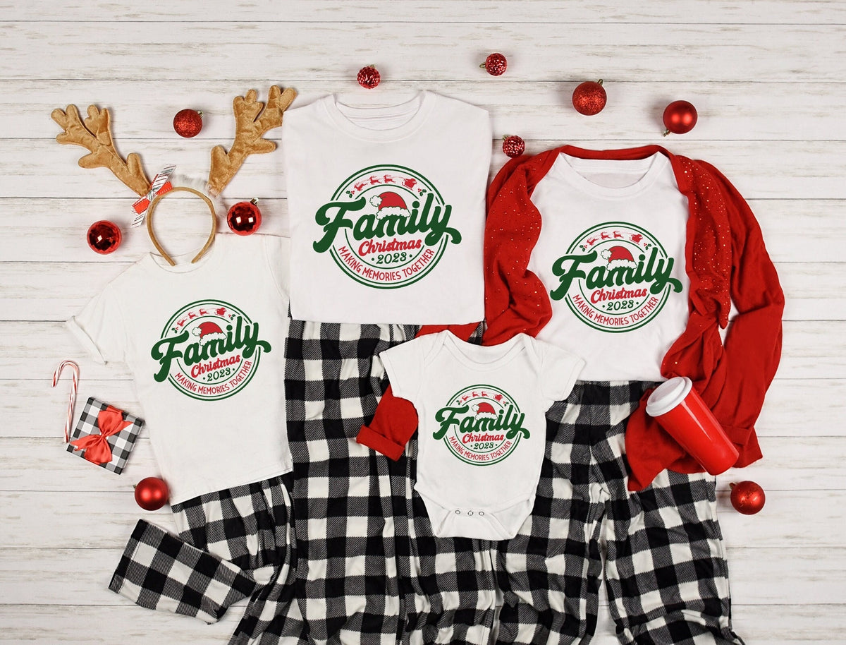 Family Christmas 2025 Making Memories Together Shirt, Family Reunion Shirts, Matching Family Outfits, Unisex, Christmas Gifts For Family