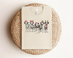 Dalmatian Dog Christmas Shirt, Dog Lover Xmas Shirt, Cute Christmas Shirt, Dog Mom Gifts, Christmas Animal Shirt, Christmas Gift For Women