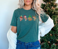 Christmas Mushroom Shirt, Mushroom Lover Xmas Shirt, Funny Christmas Shirt, Mushroom Gifts, Mushrooms Christmas Lights Tee, Christmas Gifts