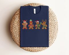 Christmas Gingerbread Shirt, Cute Christmas Shirt, Christmas Cookie Tshirt, Christmas Crewneck, Holiday Tshirts, Winter Tee, Christmas Gifts
