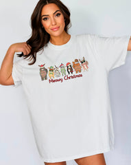 Meowy Christmas Shirt, Cats Christmas Shirt, Cat Lover Tshirt, Cat Mom Shirt, Cat Shirts, Funny Christmas Shirt, Xmas Animal, Christmas Gift