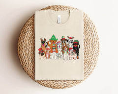 Christmas Dogs Shirt, Dog Lover Tshirt, Christmas Animal Shirt, Xmas, Funny Christmas Shirt, Dog Mom, Cute Christmas Shirt, Christmas Gift