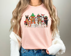 Christmas Dogs Shirt, Dog Lover Tshirt, Christmas Animal Shirt, Xmas, Funny Christmas Shirt, Dog Mom, Cute Christmas Shirt, Christmas Gift