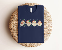 Retro Santa Christmas Shirt, Santa Claus Tshirt, Vintage Christmas, Holiday Tshirts, Unisex, Vintage Santa, Xmas Crewneck, Christmas Gift