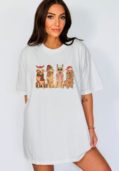 Christmas Golden Retriever Shirt, Dog Lover Tshirt, Dog Mom, Holiday Tshirts, Xmas, Funny Christmas Shirt, Vintage Christmas, Christmas Gift