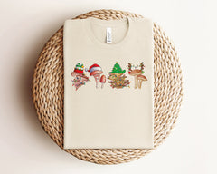 Christmas Mushroom Shirt, Mushroom Lover Xmas Shirt, Funny Christmas Shirt, Mushroom Gifts, Mushrooms Christmas Lights Tee, Christmas Gifts